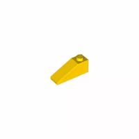 Деталь LEGO 428624 Кровельный кирпичик 1X3/25° верхняя часть (желтый) 50 шт