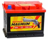 Аккумулятор автомобильный Magnum 60 А/ч 500 A обр. пол. Евро авто (242x175x190)