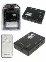 Адаптер HDMI Switcher+Remote 3x1 port (с пультом) black