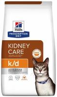 Сухой корм для кошек Hill's Prescription Diet K/D, при проблемах с почками, с курицей 1.5 кг