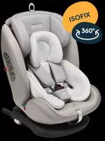 Автокресло JUNION Odri группа 0+/1/2/3 (0-36 кг), 360°, Isofix, бежевый