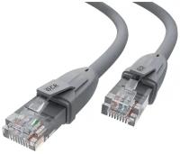 Патч-корд GCR RJ-45 - RJ-45 T568B, GCR-LNC610, 3 м, серый