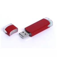 Классическая металлическая флешка для нанесения логотипа (64 Гб / GB USB 3.0 Красный/Red 014 оптом от интернет магазина)