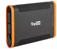 Портативный аккумулятор TopON TOP-X50, 48000 mAh, черный, упаковка: коробка