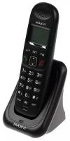 Радиотелефон DECT Maxvi AM-01, Caller ID, интерком, спикерофон, АОН, конференц-связь, черный