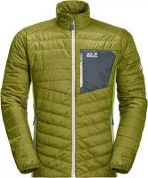 Куртка утепленная мужская Jack Wolfskin Routeburn, зеленый, L