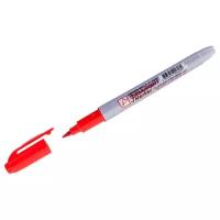 Перманентный маркер Crown Multi Marker Super Slim P-505F, пулевидный наконечник, 1 мм, красный {207902}