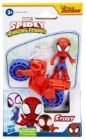 Фигурка Hasbro Spider-Man с мотоциклом Spidey Amazing Friends F4001