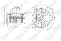 Мотор отопителя салона TOYOTA LAND CRUISER 100/LX470 TYPE A 98- SAT ST-87103-60220