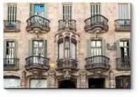 Модульная картина Фасад Дома Кальвета, Барселона50x33