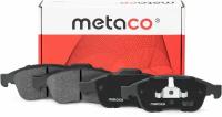 Колодки тормозные передние к-кт Metaco 3000-055