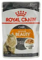 Royal Canin Влажный корм RC Intense Beauty для кошек, для кожи и шерсти, в желе, пауч, 85 г