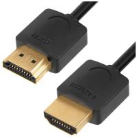 Кабель HDMI GREENCONNECT для домашней цифровой техники: Smart TV, PS4, Xbox One, Blu-ray; длина 1м, скорость передачи данных 18.2 Гбит/с