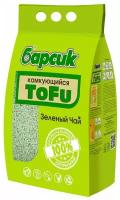 Наполнитель Барсик TOFU Зеленый Чай для кошек, комкующийся, 4.54 л, 2.3 кг