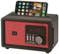 Радиоприёмник с Bluetooth MAX MR 361 Red /Радио/древесный корпус/ AM/FM/SW,USB