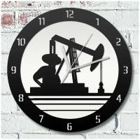 Настенные часы Промышленость (нефть, нефтедобывающая платформа) - 682