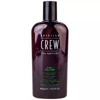 American Crew Tea Tree 3 in 1 - Шампунь, кондиционер и гель для душа 3 в 1 450 мл