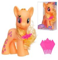 Игрушка Пони с аксессуарами 9x15,5см, Желтая, в прозрачной коробочке - Junfa Toys [F102-10]