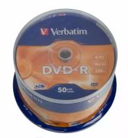 Диск DVD-RVerbatim4.7Gb 16x AZO, 50 шт