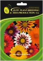 ELITE PLANT-BREEDING & SEED-PRODUCTION Co. Элитные семена цветов Гацания Саншайн микс 50 шт ЭС мини