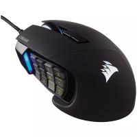 Мышь Corsair Scimitar RGB МОВА / ММО Black USB, черный