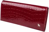 Кошелек MUMI, фактура под рептилию, красный, бордовый