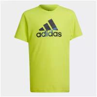 Футболка adidas Aeroready Prime, размер 128, semi solar yellow