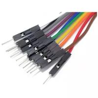 Соединительные провода GSMIN AK11 10-pin (F) - 10-pin (M) для Arduino (30 см) (Разноцветный)