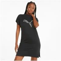 Платье, PUMA Summer Graphic Dress, Женское, размер XS; Black