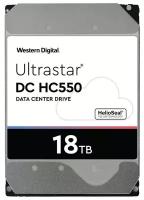 Western Digital Жесткий диск WD Original SAS 3.0 18Tb 0F38353 WUH721818AL5204 Ultrastar DC HC550 (7200rpm) 512Mb 3.5