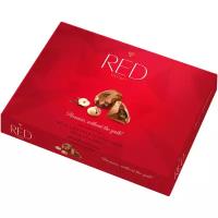 Набор конфет RED Delight, из молочного шоколада с нежной ореховой начинкой, 132г