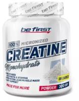 Креатин Be First Micronized Creatine Monohydrate Powder банка 300 гр, Без вкуса