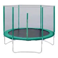 Каркасный батут КМС Trampoline 10 300х300х262 см зеленый