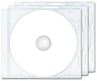 Диск DVD+R 8.5Gb DL 8x CMC Printable, slim box (прозрачный), 3 шт