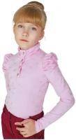 Школьная блузка Инфанта, модель 80670, цвет розовый, размер 110-56