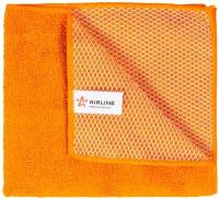 Салфетка из микрофибры и коралловой ткани оранжевая (35*40 см) AB-A-04 AIRLINE