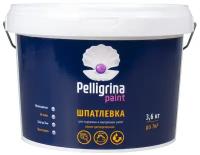 Шпатлевка универсальная для наружных и внутренних работ Pelligrina Paint, акриловая, 3,6 кг