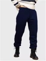 Мужские спортивные брюки с начесом MOR, MOR-01-018-006007-NOV, темно-синие, размер 2XL