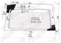 Стекло Заднее С Обогревом Nissan X-Trail 00-07 XYG арт. T30 RW/H/X