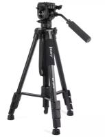 Трипод JMARY KP-2599, напольный для фото/видеокамер, 535-1650мм, черный