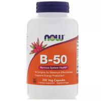 Now Foods, Vitamin B-50, 250 капс