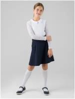 Школьная блузка для девочек Ника БШ20021Д Белый (122)