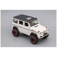 Металлическая инерционная машинка Mercedes Benz G63 4x4 Гелентваген Гелик 1:24 21 см