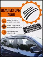 Дефлекторы окон (ветровики) Cobra Tuning для Ssang Yong Rexton I 2002-2007; II 2007