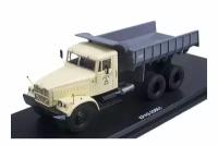 KRAZ-256B1 (ussr russia) 1966 beige/grey / КРАЗ-256 Б1 самосвал