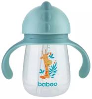 Поильник с трубочкой baboo Safari 260 мл зеленый