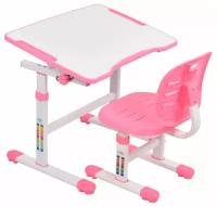 Детская парта растишка и стул Acacia Pink Cubby (Ширина: 660мм / Глубина: 470мм)