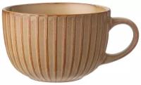 Кружка керамическая Лефард Stripe 580 мл, чашка для чая и кофе Lefard Керамика