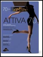 Поддерживающие колготки Omsa ATTIVA 70, размер 5, цвет Темно-коричневый
