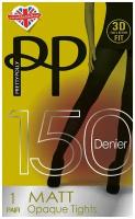 Колготки Pretty Polly Premium Opaques, 150 den, размер S-M, черный